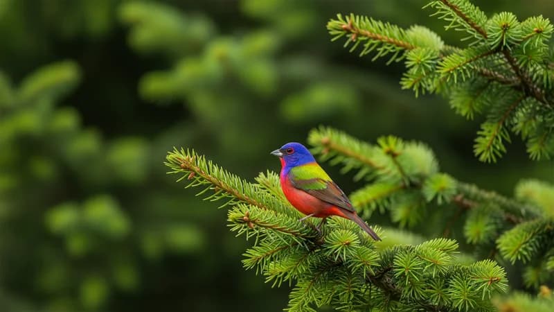 Vibrant Exotic Bird Wallpaper 4K