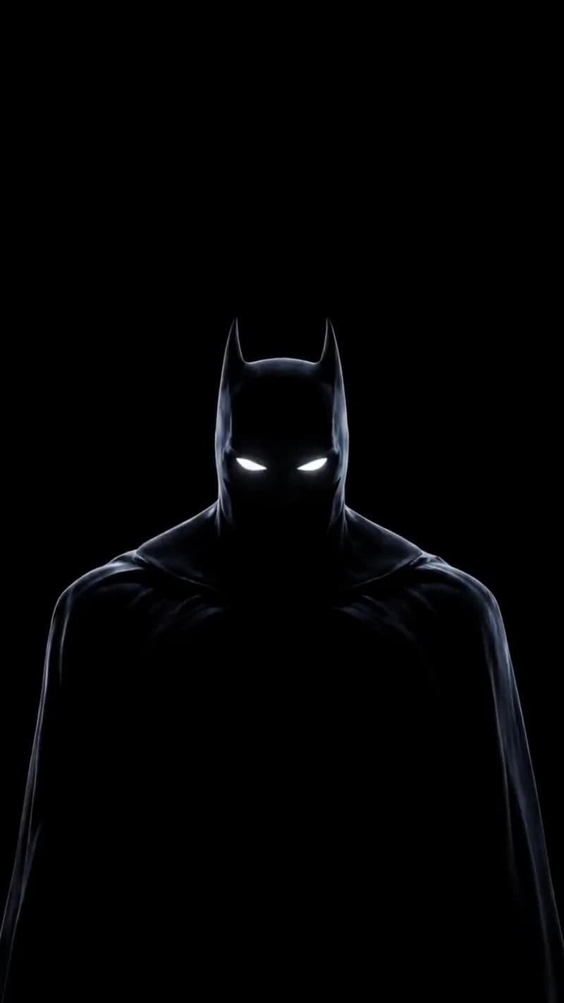 Batman Glowing Eyes 4K Live Wallpaper